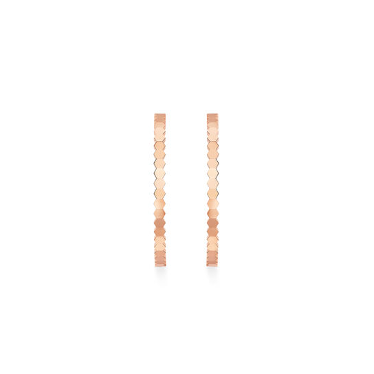 Chaumet Bee My Love Large Rose Gold Hoop Earrings image number 0
